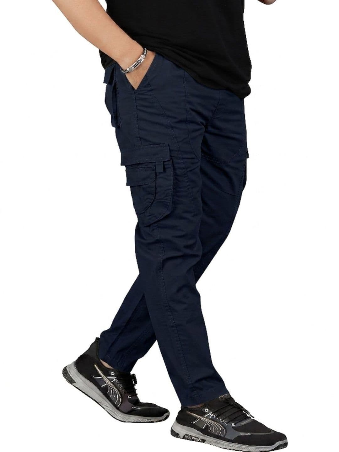 R.Code by The Roadster Life Co. Men Comfort Cargos Trousers - view 1