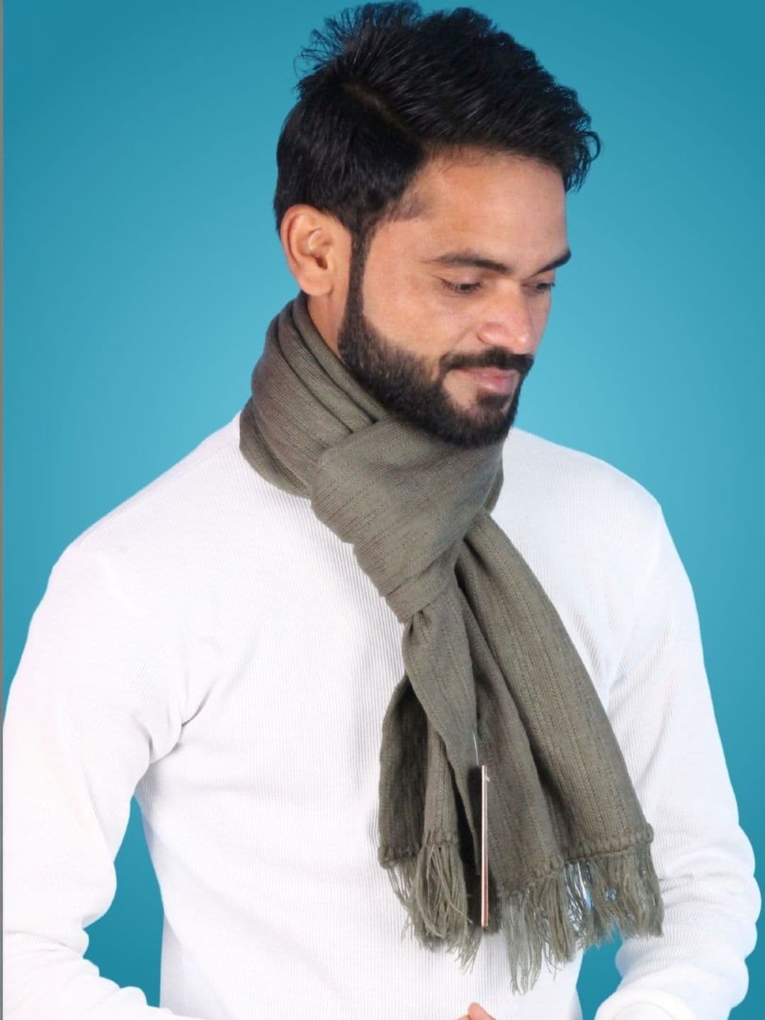 MHAX Men Ribbed Merino Wool Mufflers - view 1