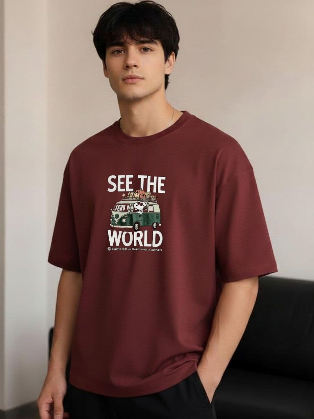 R.Code by The Roadster Life Co. Men Printed T-shirt - view 1