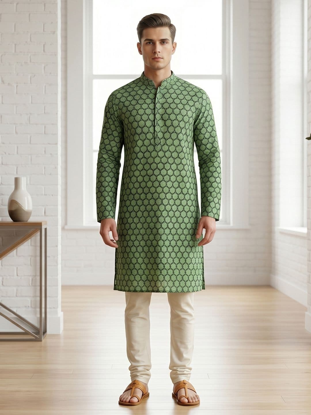 Suramya Virasat Men Ethnic Motifs Printed Indie Prints Kurta - view 1
