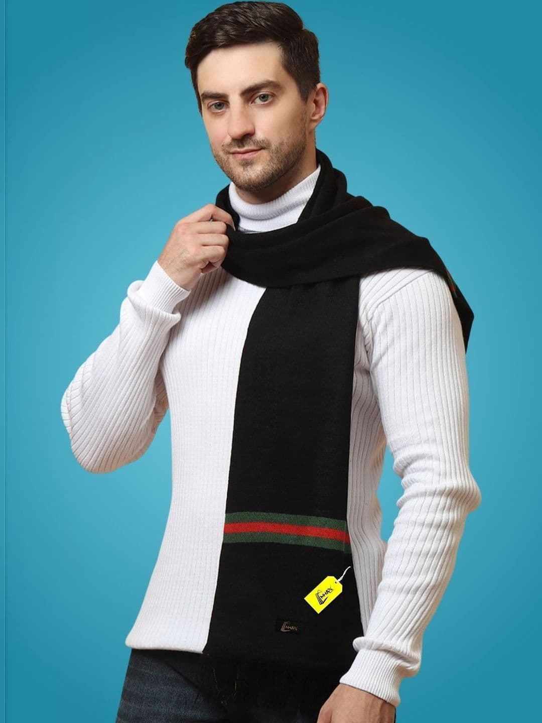 MHAX Men Striped Merino Wool Mufflers - view 1
