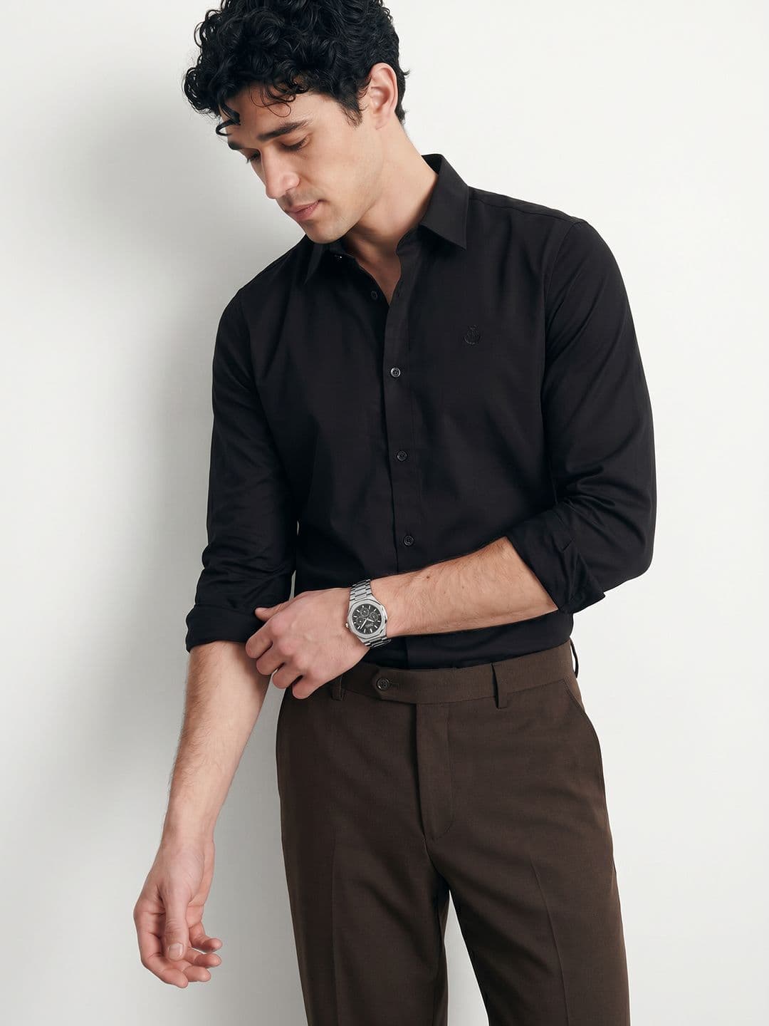 Mast & Harbour Spread Collar Formal Shirt - view 1