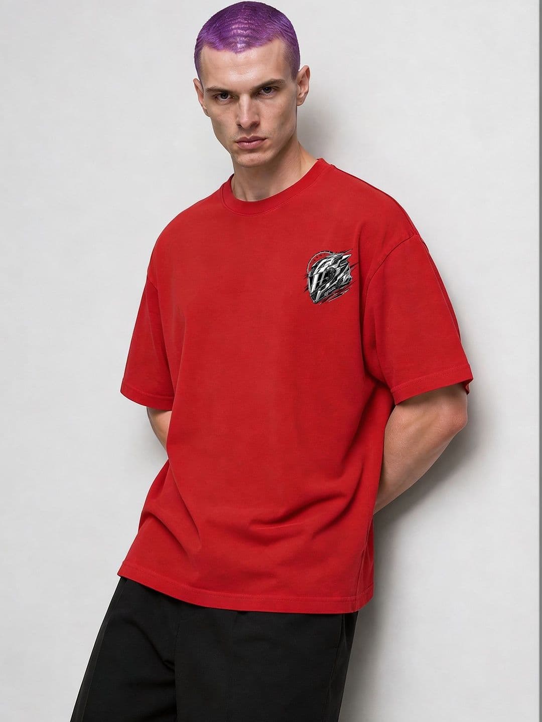 FARDA Unisex Printed Drop-Shoulder Sleeves T-shirt - view 1