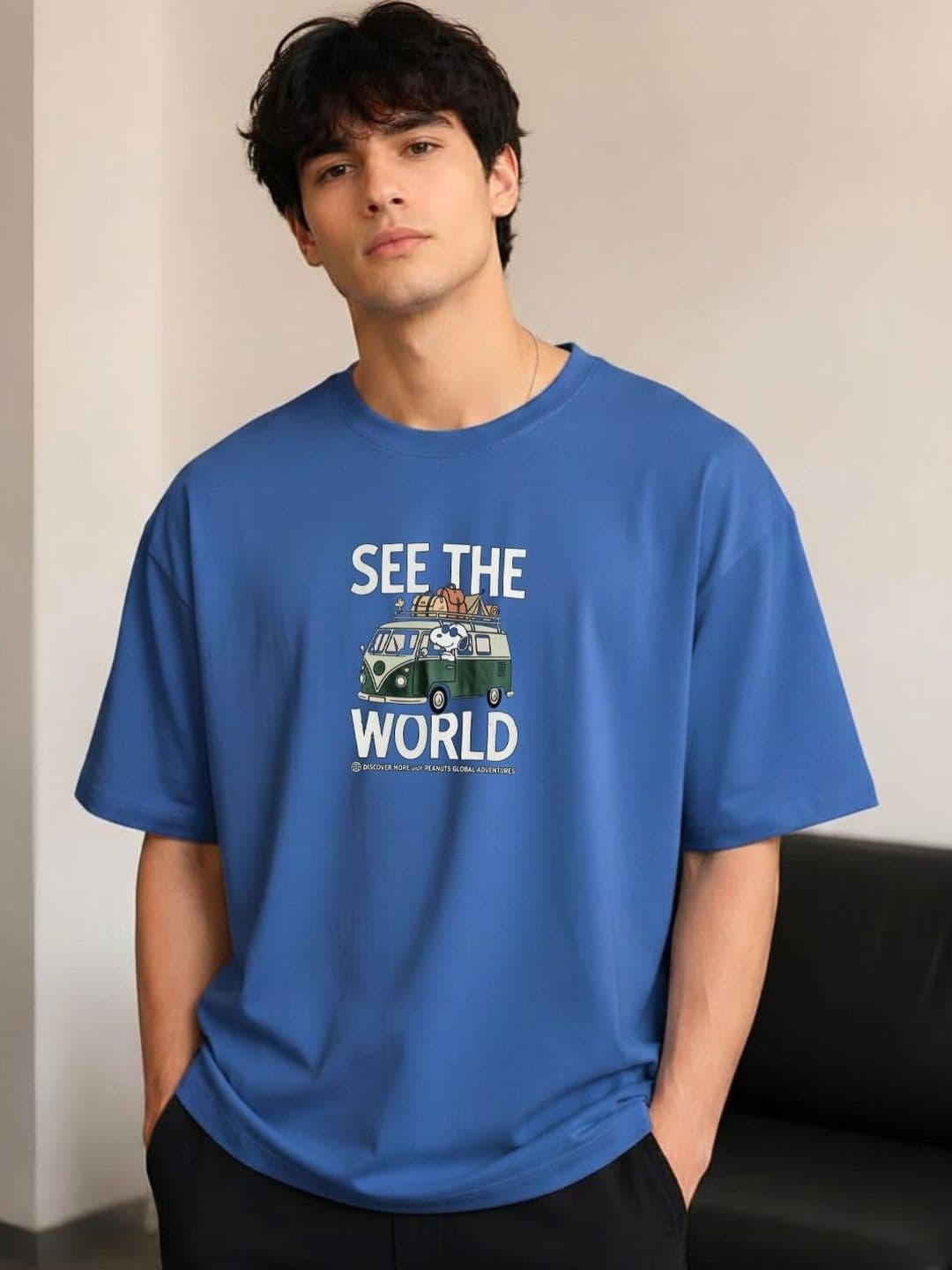 R.Code by The Roadster Life Co. Men Printed T-shirt - view 1