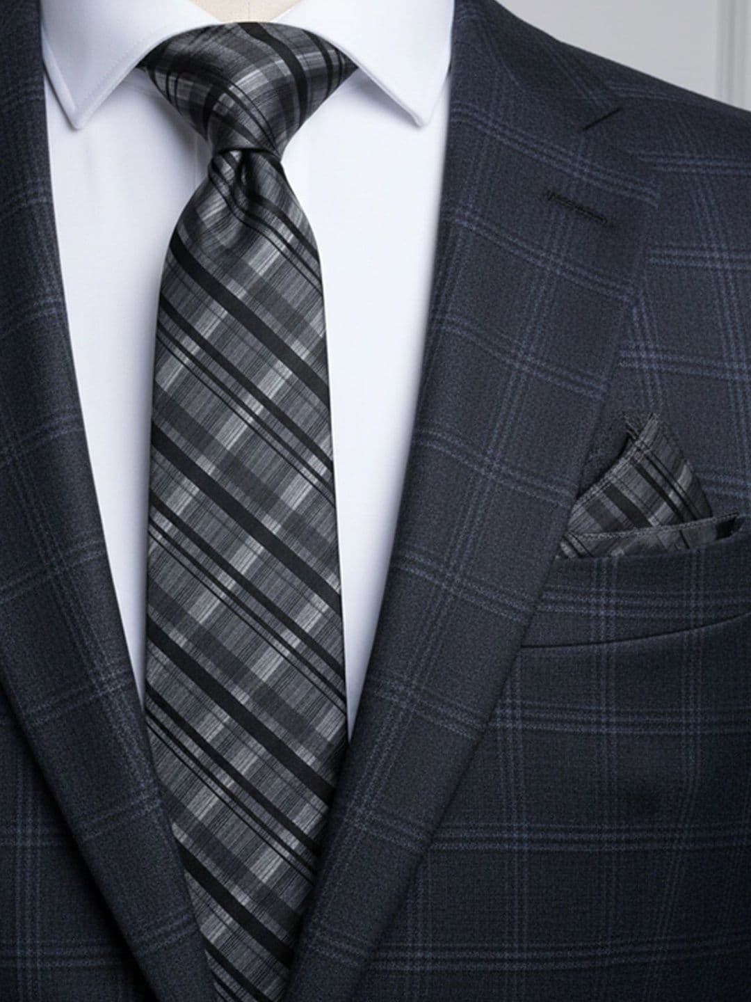 Cazzano Men Striped Skinny Tie - view 1
