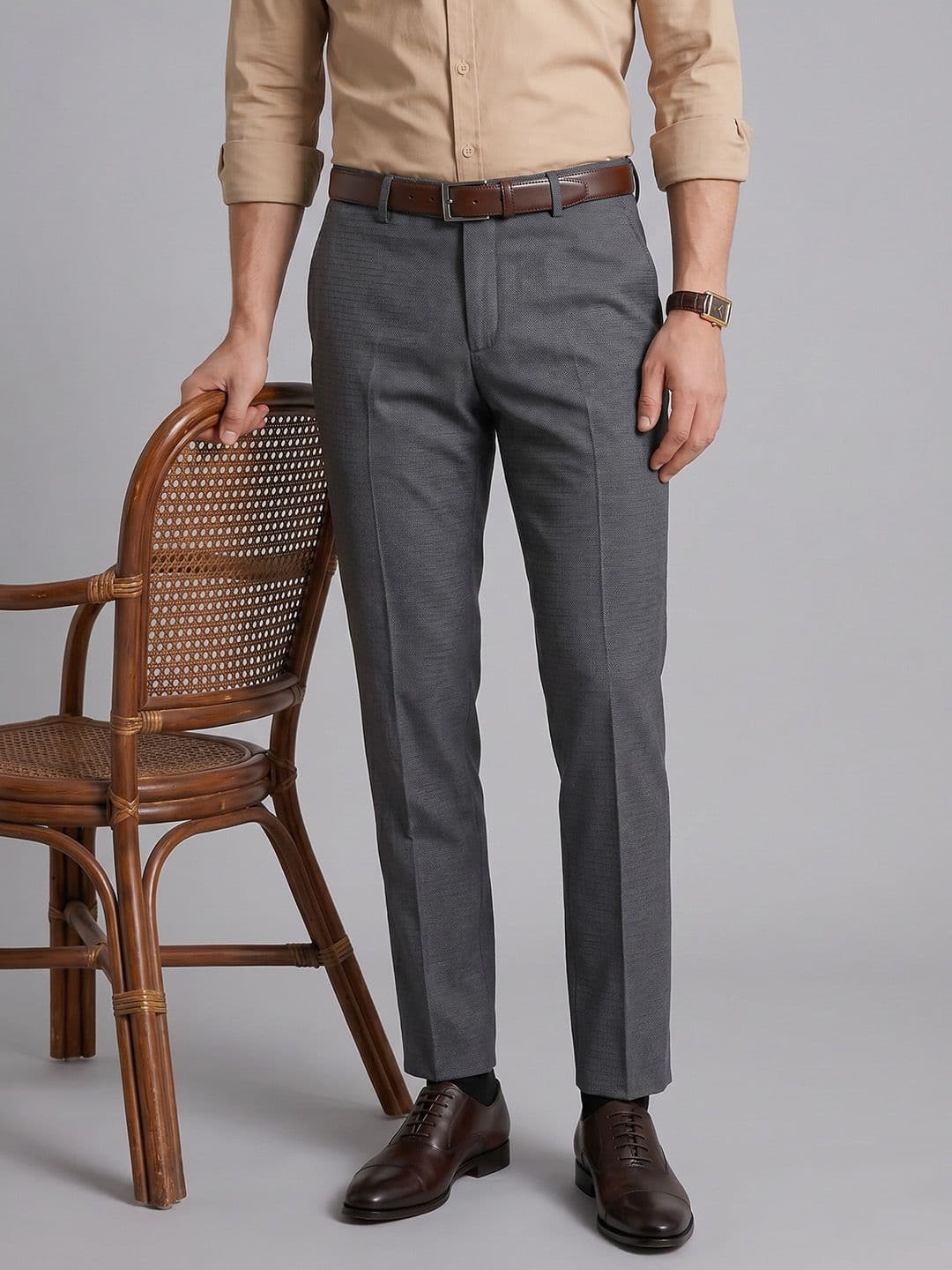 Arrow Men Mid-Rise Formal Trousers - view 1