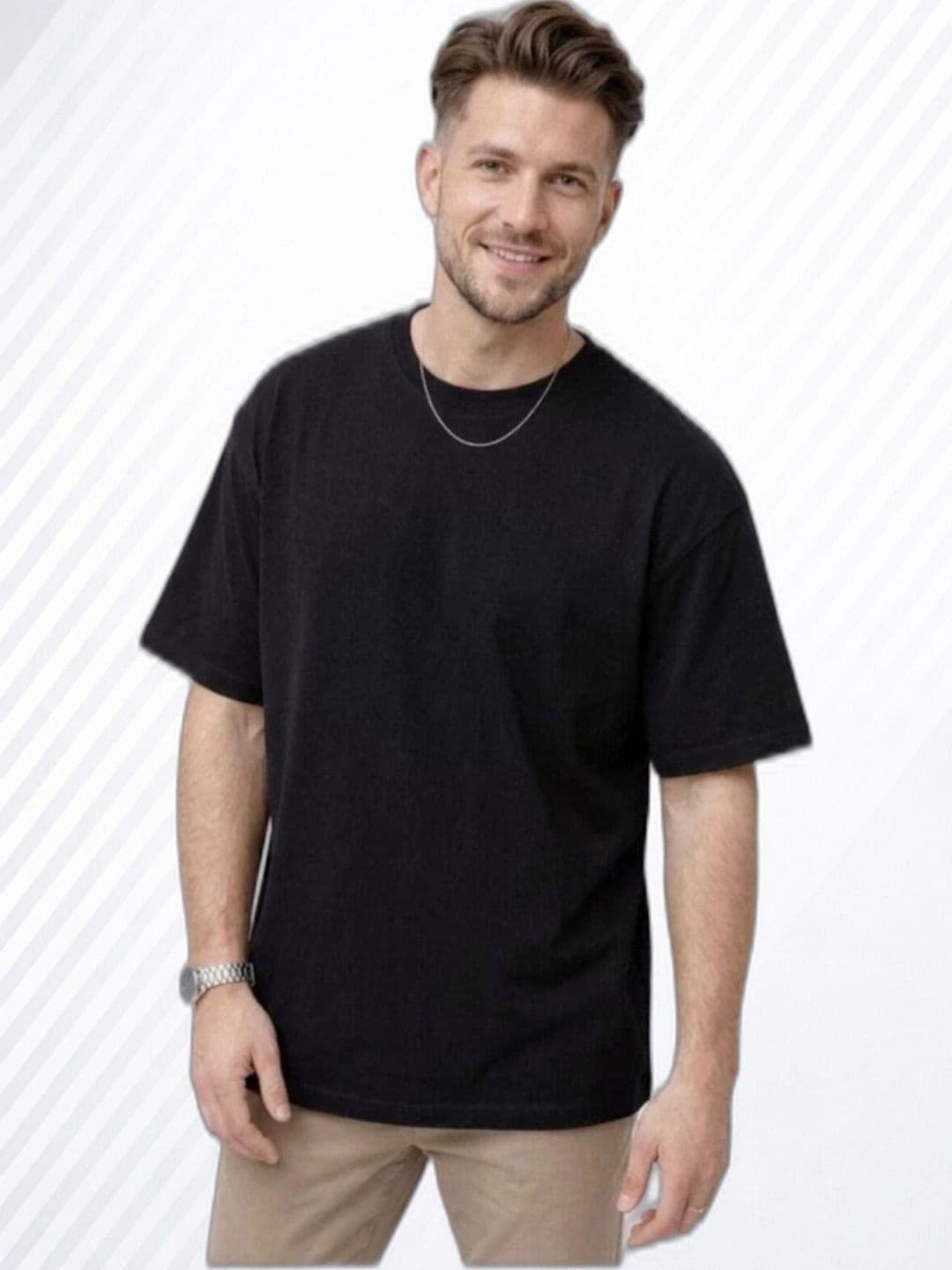 Dezin Men Drop-Shoulder Sleeves T-shirt - view 1