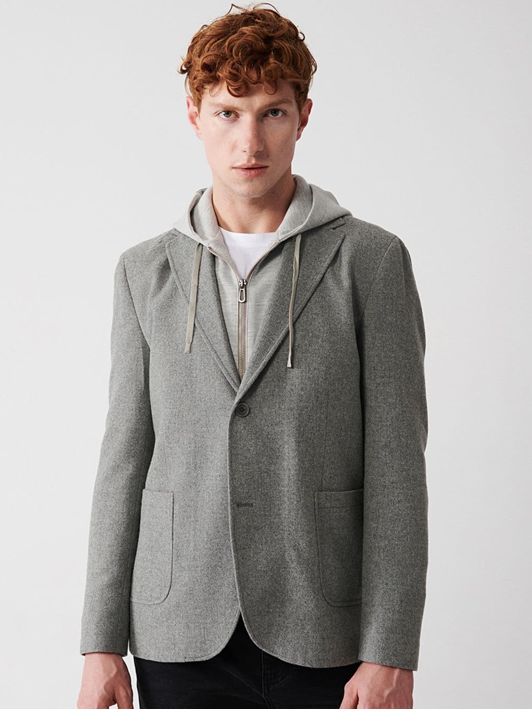 AVVA Men Woollen Lightweight Tailored Jacket - view 1
