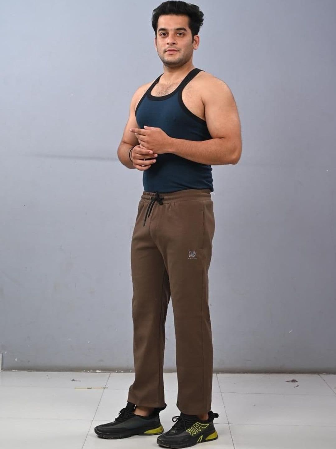 Global Jeans Mid-Rise Straight Lounge Pants - view 1