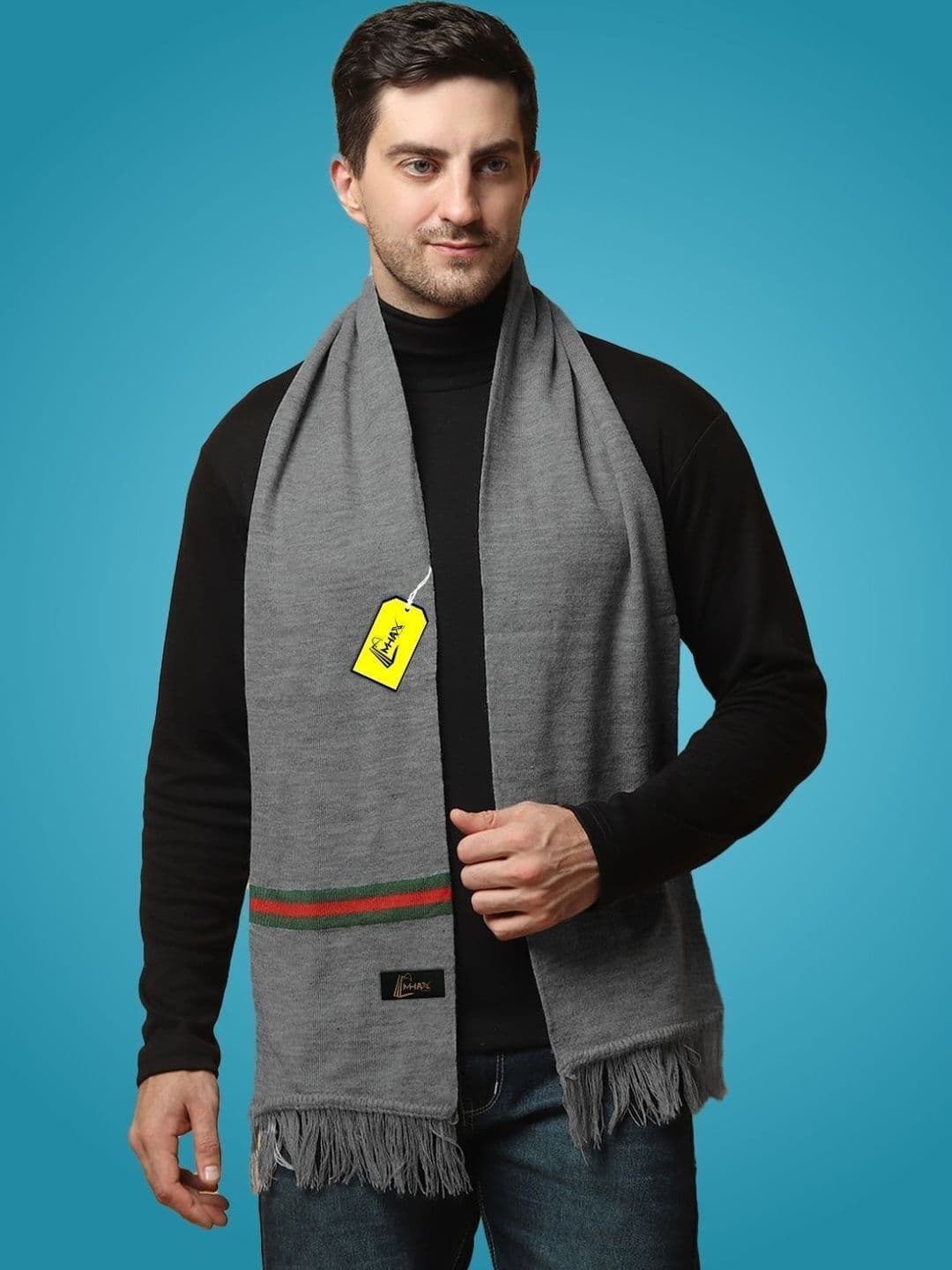 MHAX Men Striped Merino Wool Mufflers - view 1