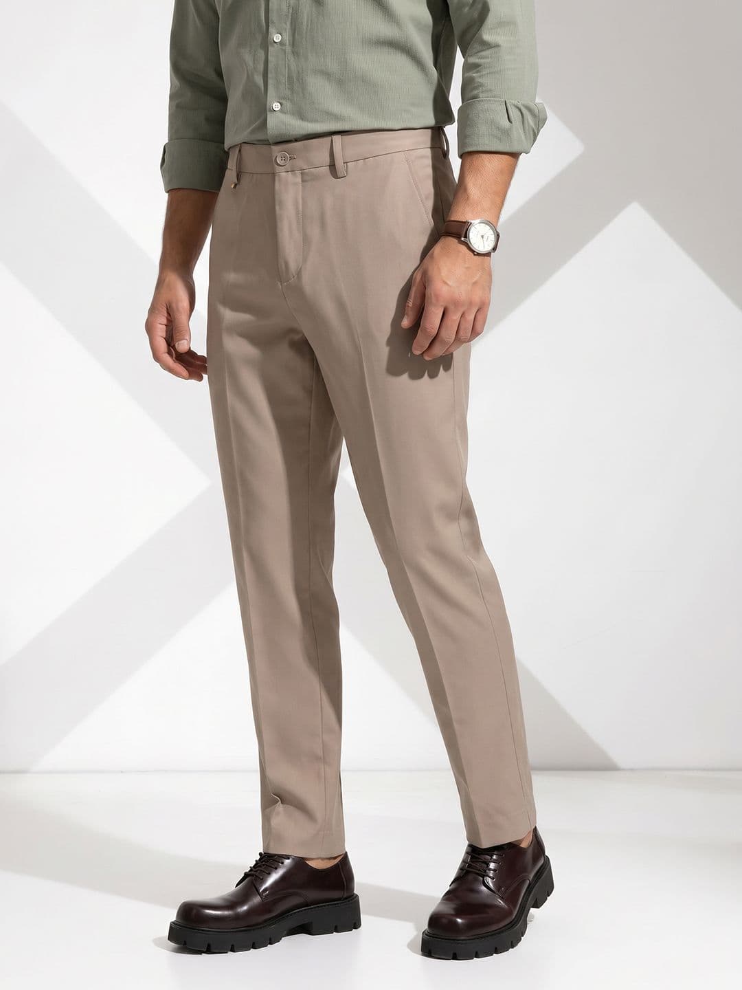 INVICTUS Men Woven Formal Trousers - view 1
