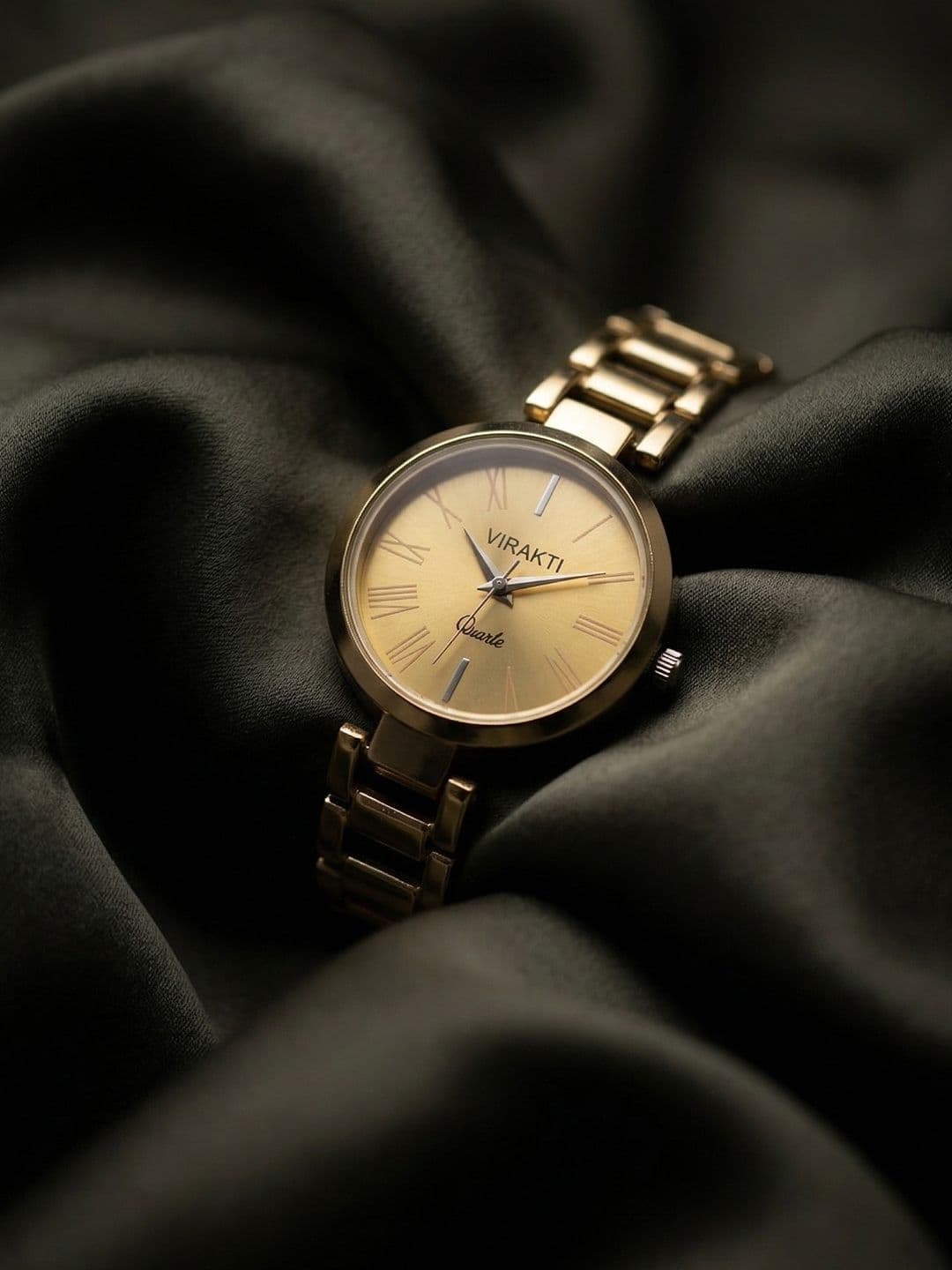 VIRAKTI Women Dial & Bracelet Style Straps Analogue Watch SAT-08-GOLD-V01 VIR - view 1
