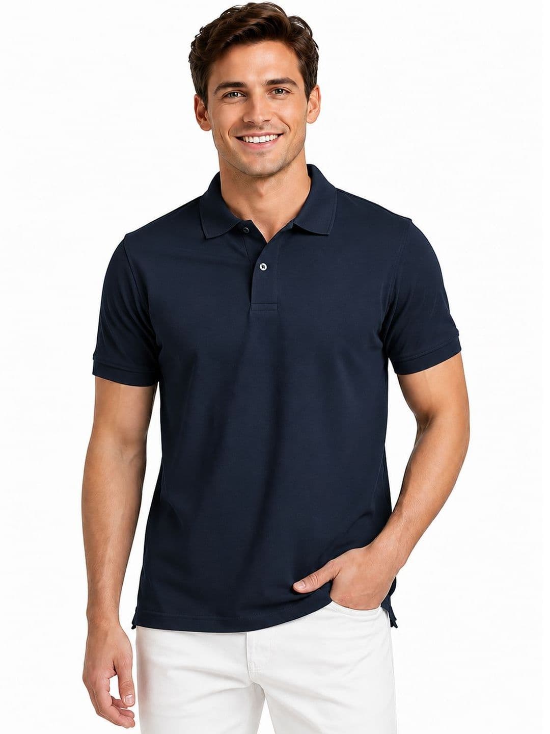 KAVYARA Men Polo Collar T-shirt - view 1