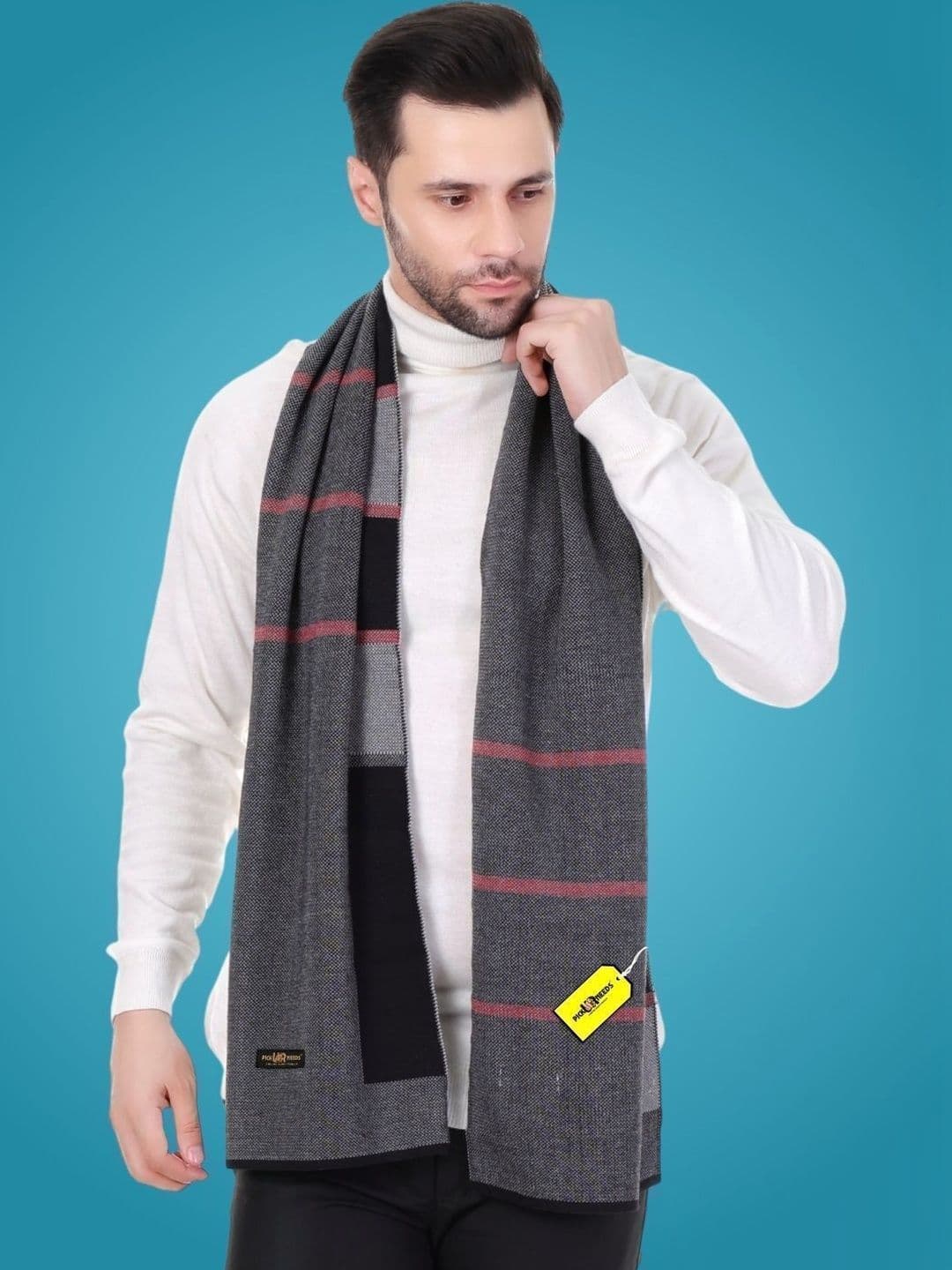 MHAX Men Striped Merino Wool Mufflers - view 1