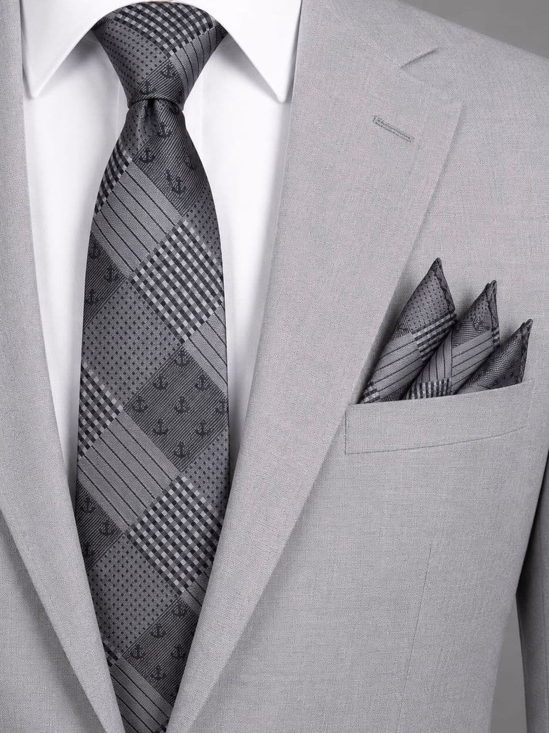 Cazzano Men Checked Skinny Tie - view 1