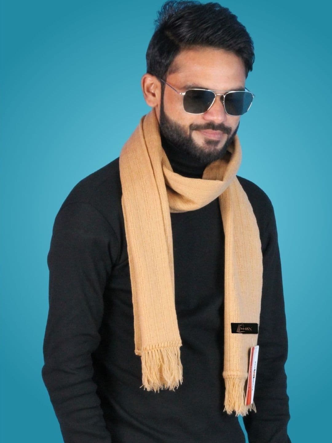MHAX Men Ribbed Merino Wool Mufflers - view 1