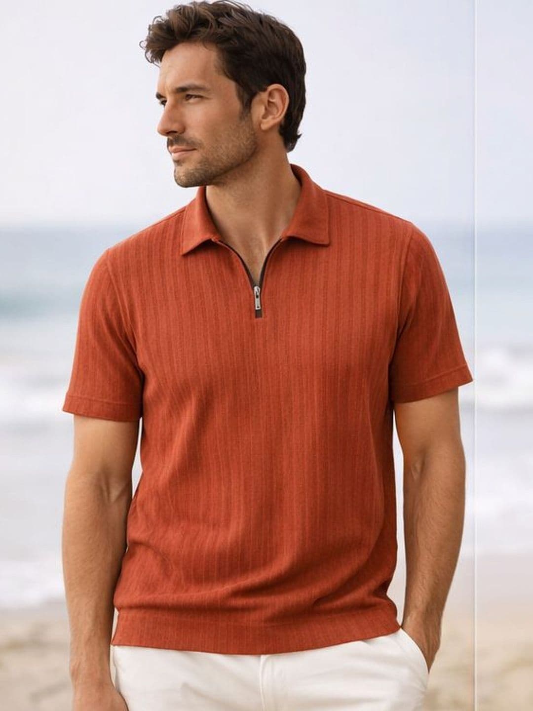 CORSICA Men Polo Collar T-shirt - view 1