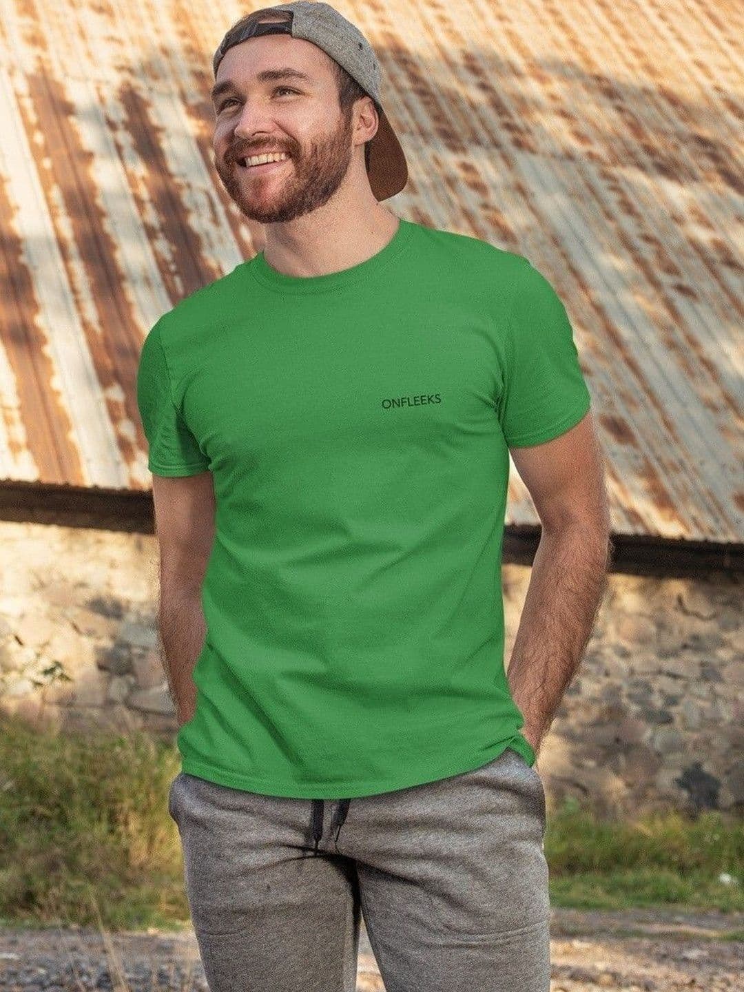 Onfleeks Men Printed Pure Cotton T-shirt - view 1