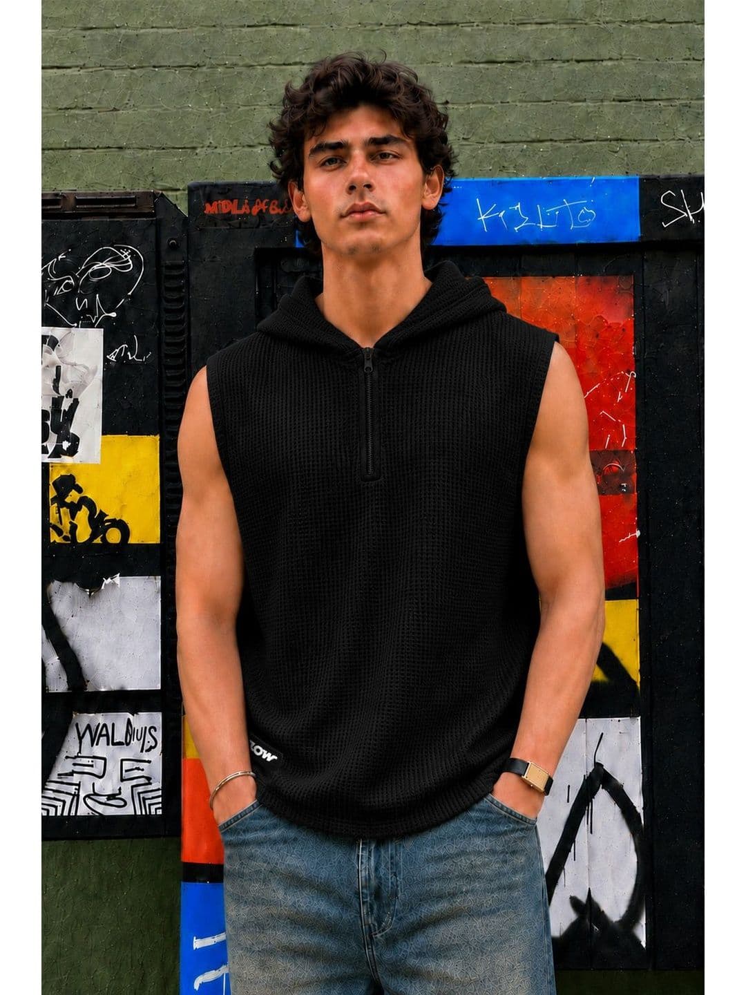 MODA RAPIDO X FITNESS EXCHANGE Men Hooded T-shirt - view 1