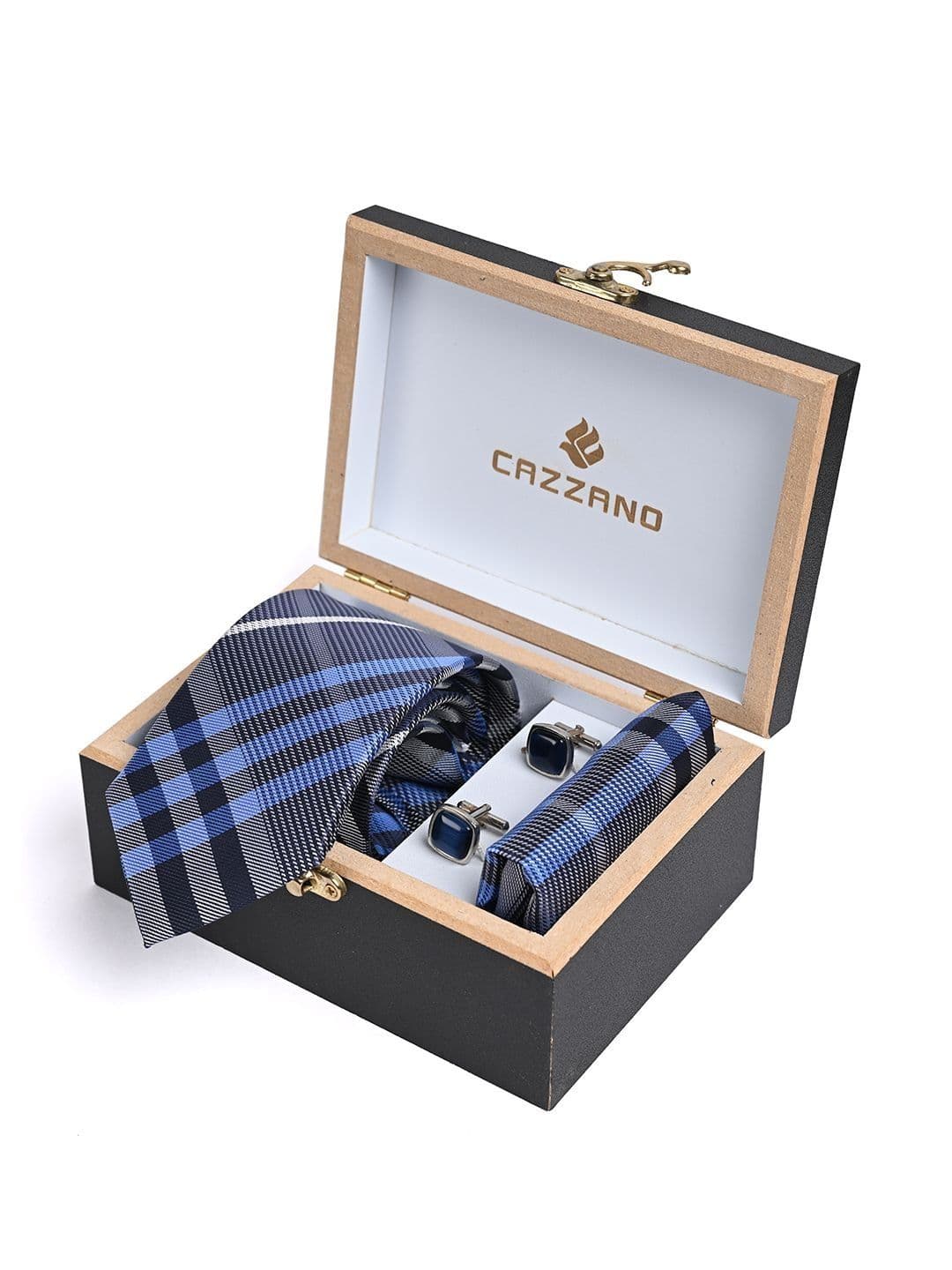 Cazzano Striped Ties & Cufflinks - view 1