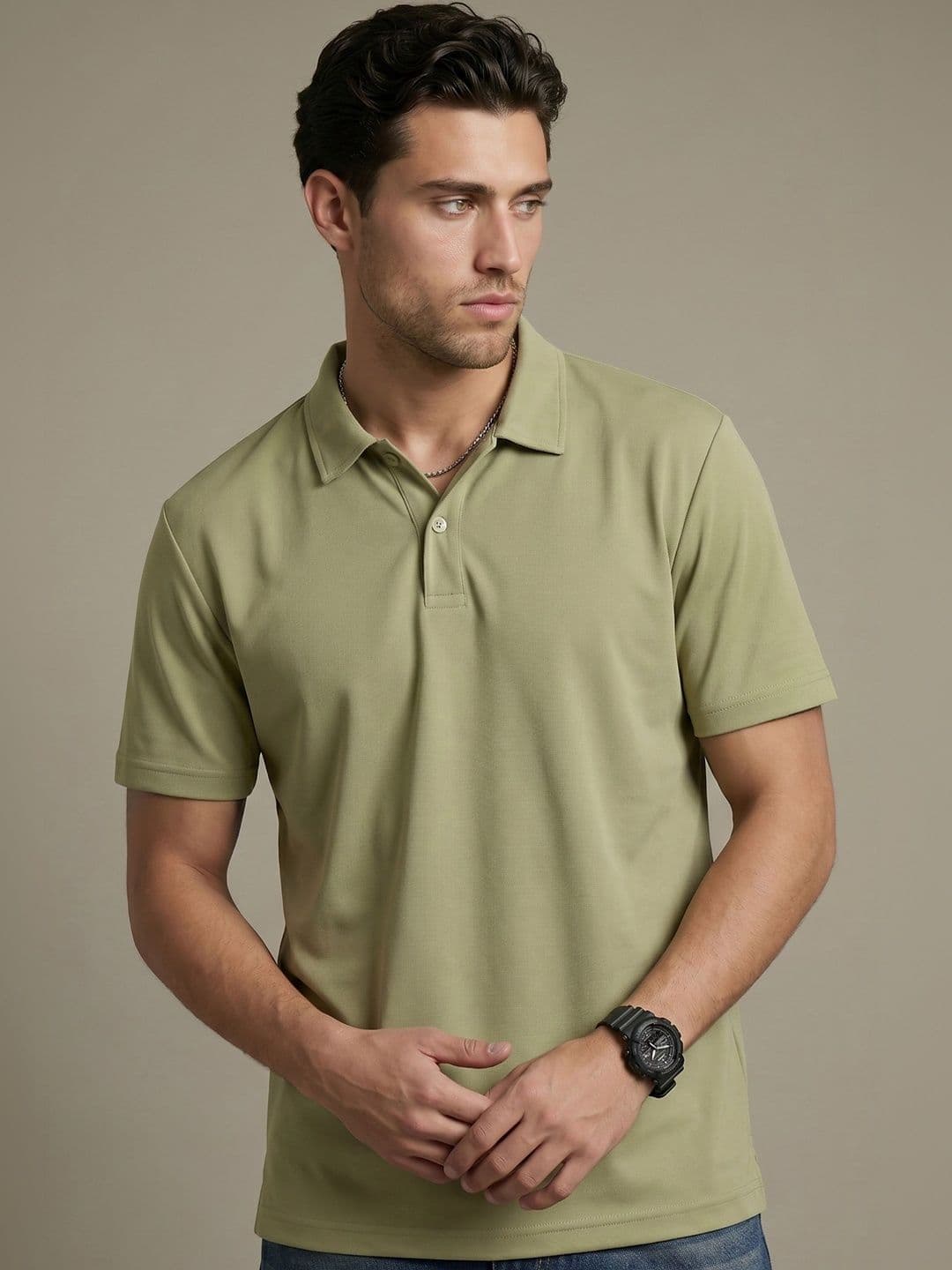 glitchez Men Polo Collar T-shirt - view 1