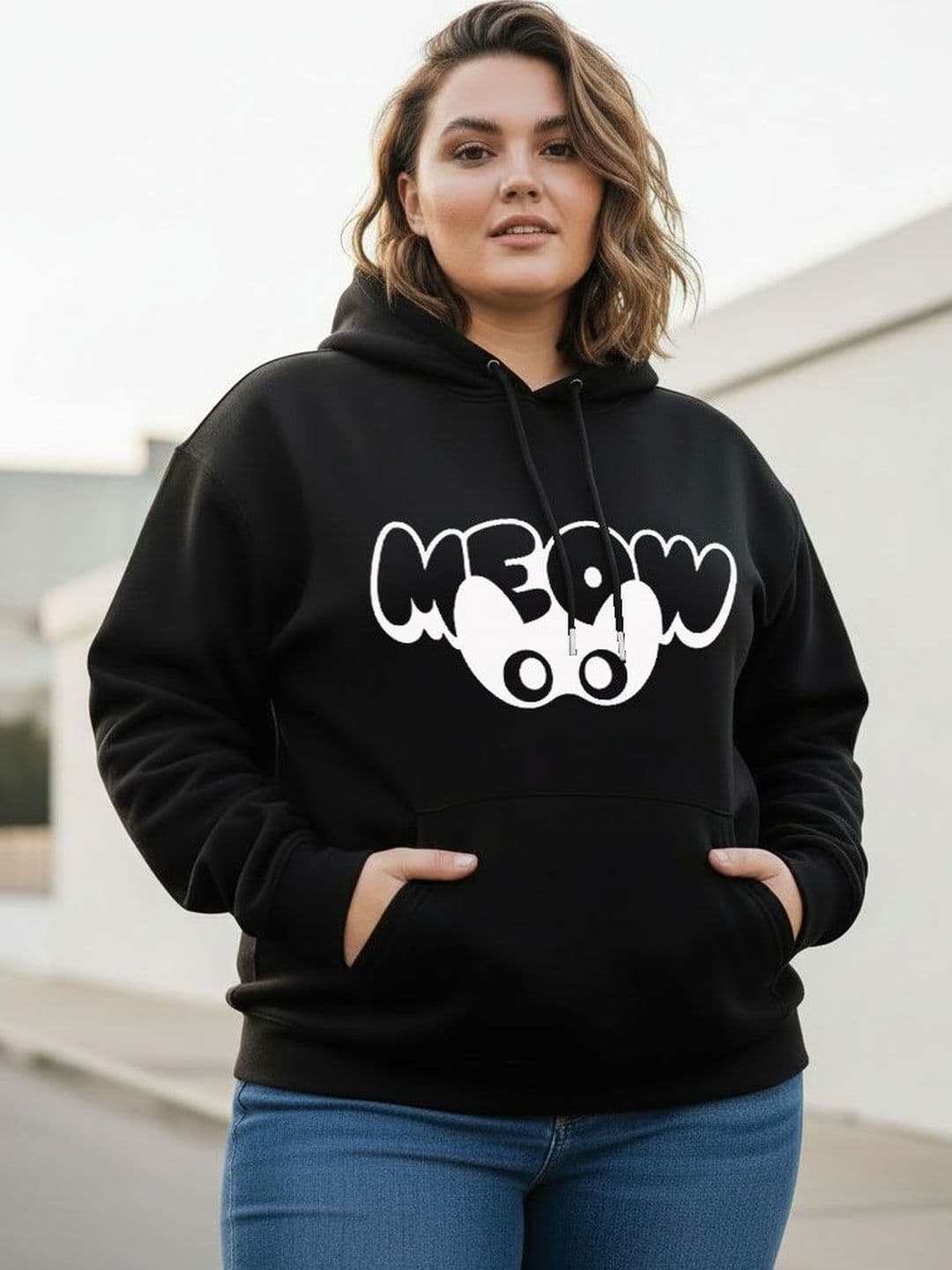 Moda Rapido Women Printed Hooded Sweatshirt - view 1