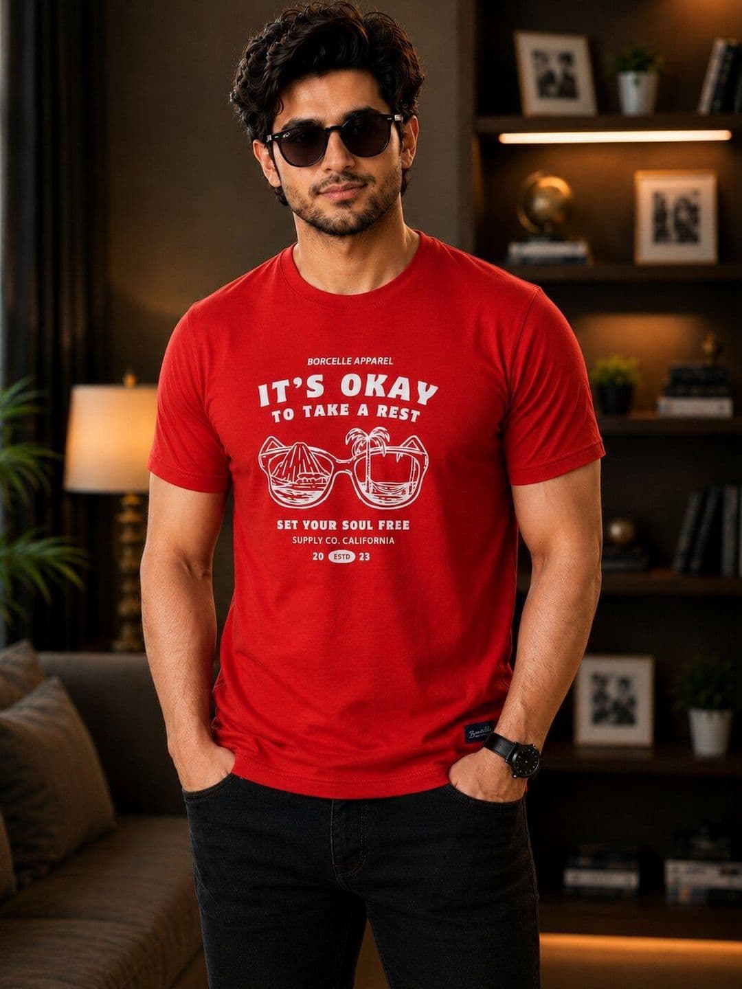OCCULT Men Typography Printed Pure Cotton T-shirt - view 1