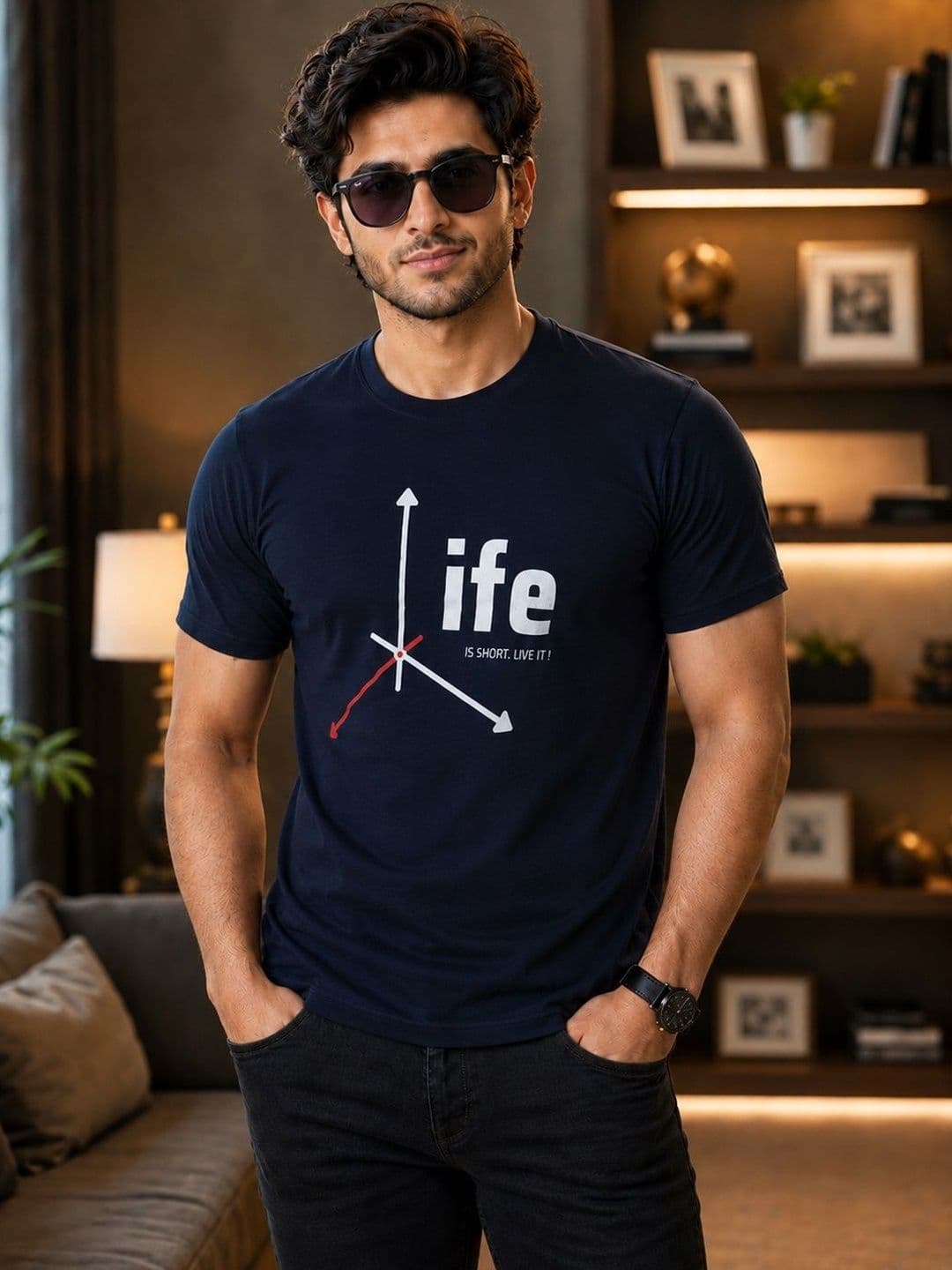 OCCULT Men Typography Printed Pure Cotton T-shirt - view 1