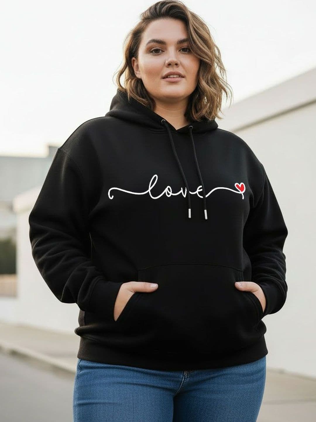 Moda Rapido Women Printed Hooded Sweatshirt - view 1