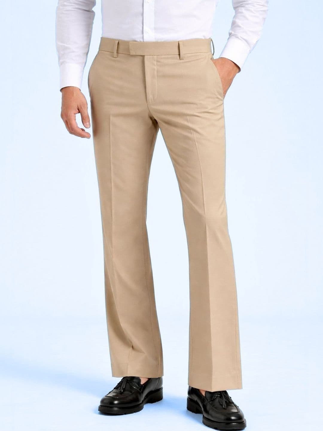 GHABA CREATION Men Bootcut Trousers - view 1