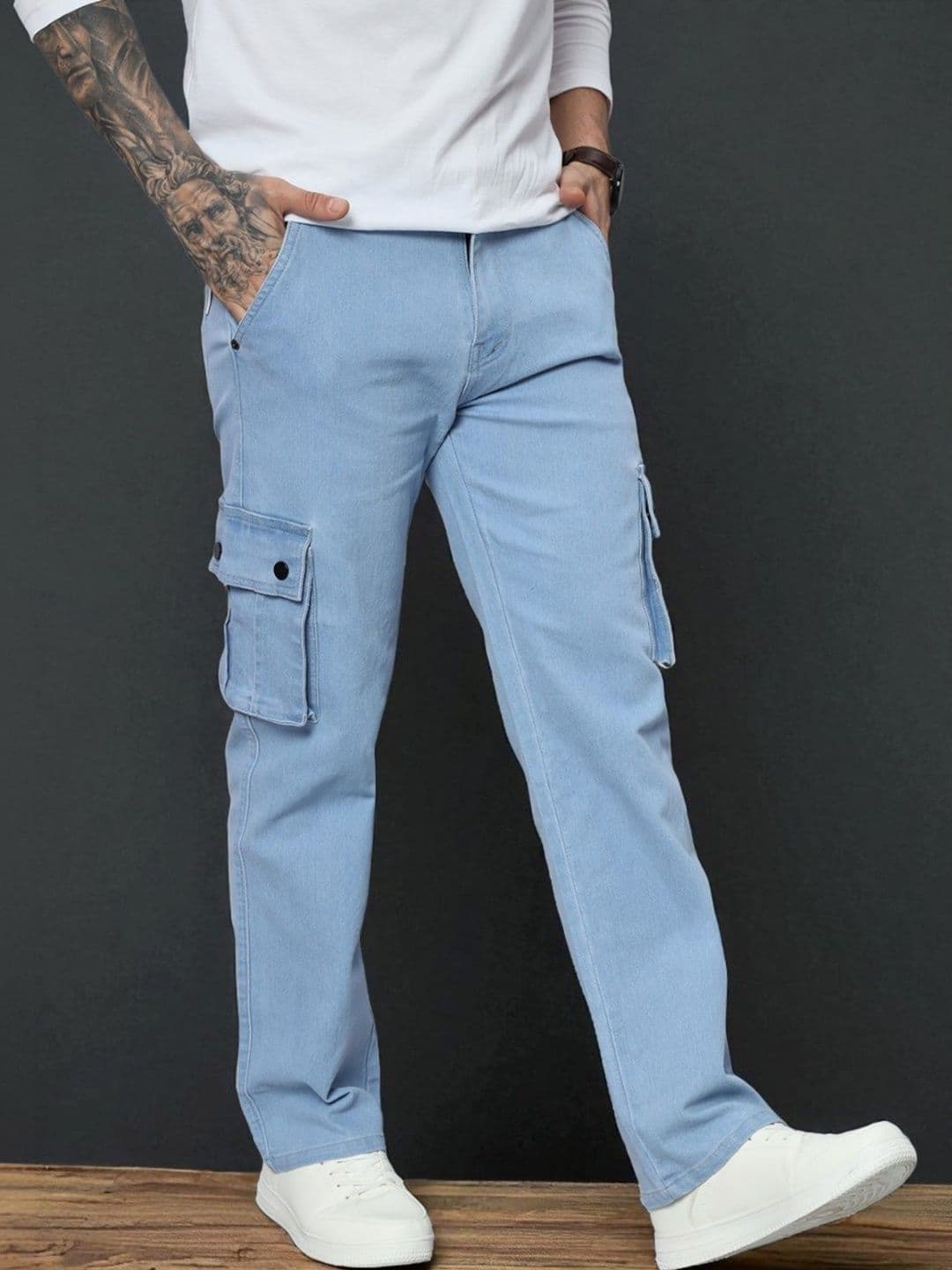 DENIMLOOK Men Relaxed Fit Mid-Rise Jeans - view 1
