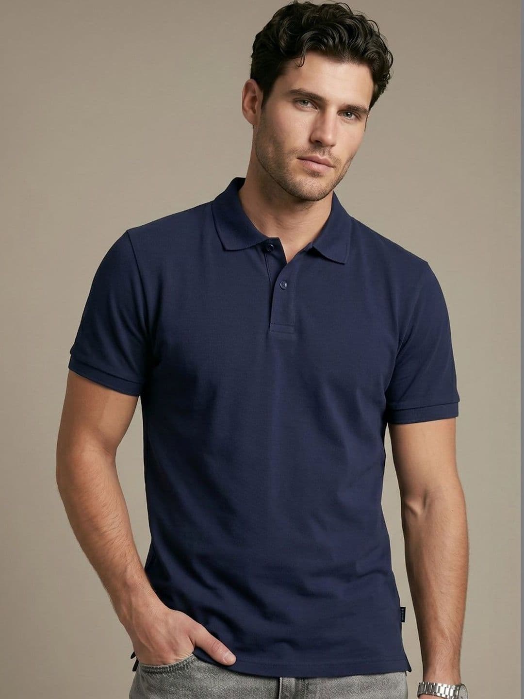 glitchez Men Polo Collar T-shirt - view 1