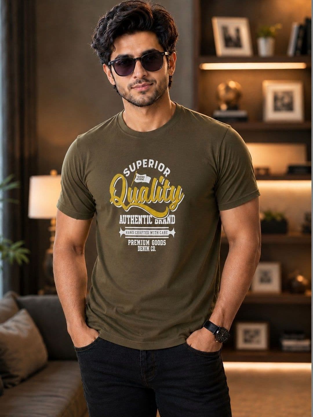 OCCULT Men Typography Printed Pure Cotton T-shirt - view 1