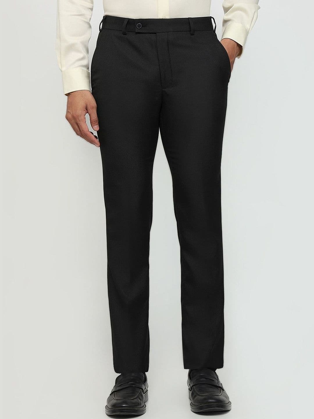 Park Avenue Men Smart Slim Fit Trousers - view 1