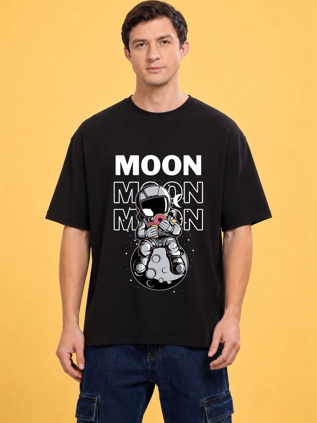 FALTU.CO Men Printed Pure Cotton T-shirt - view 1