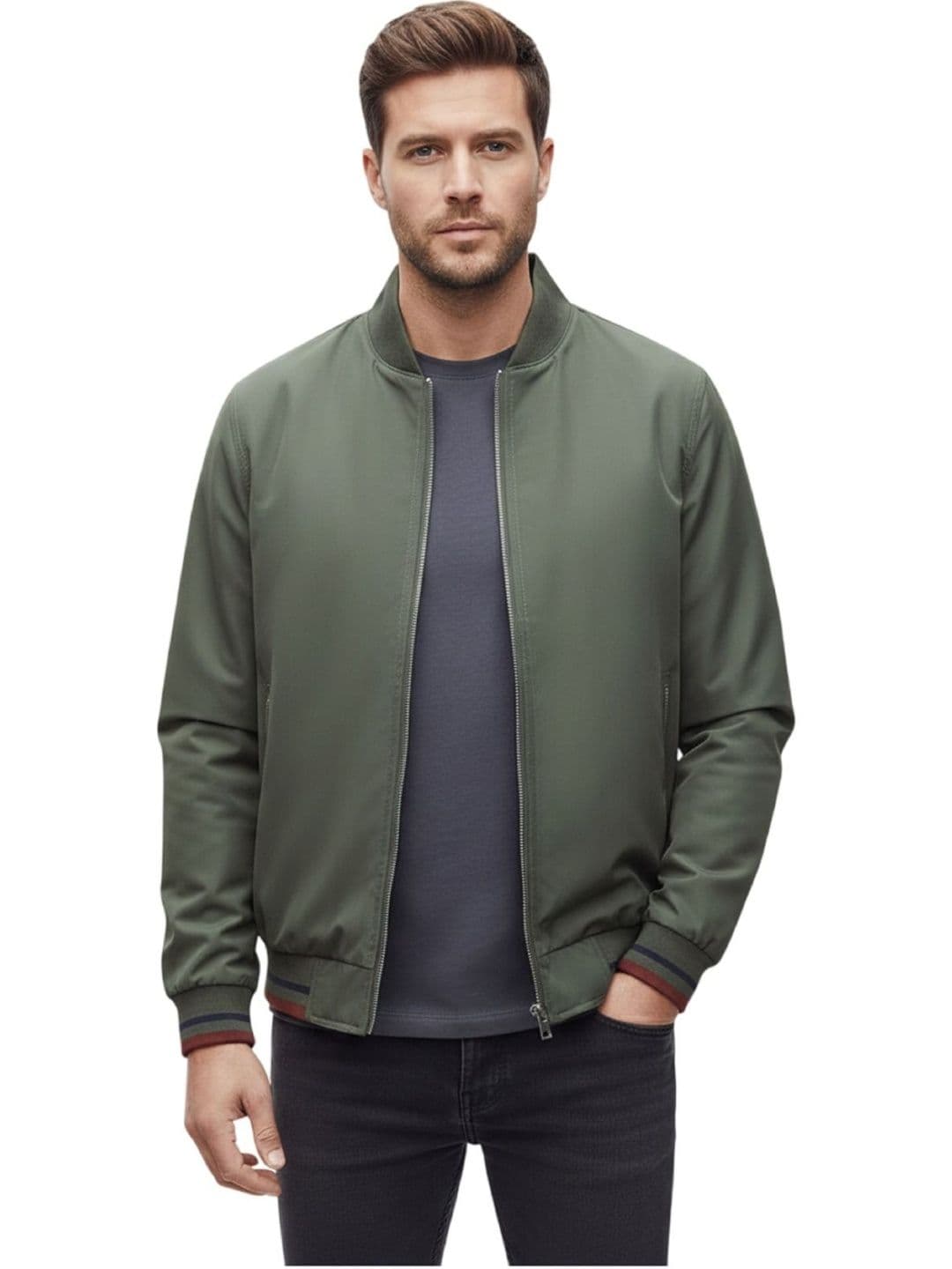 Roadster Men Lightweight Bomber Jacket - view 1
