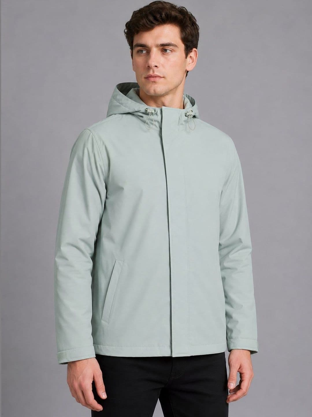 HOUSE OF VEDAS Waterproof Hooded Rain Jacket - view 1