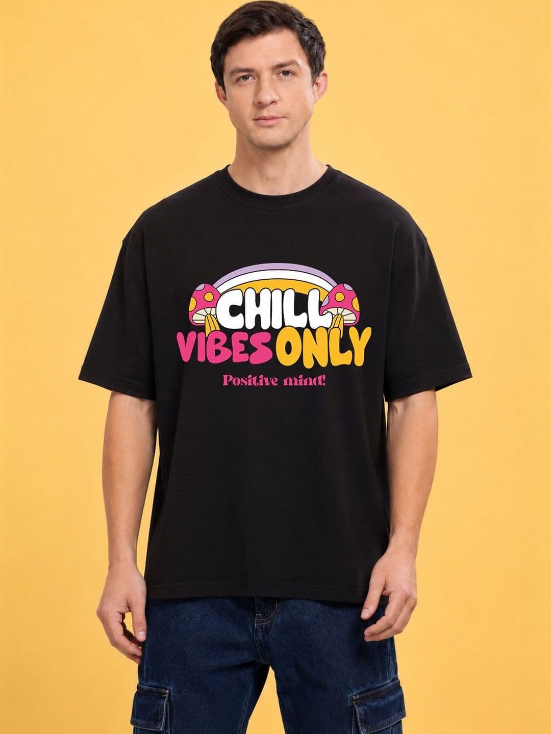 FALTU.CO Men Printed Pure Cotton T-shirt - view 1