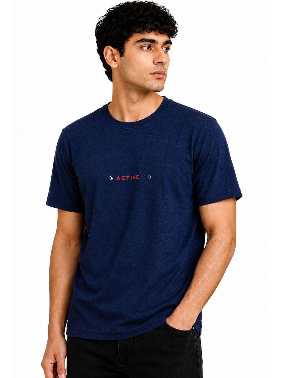 AXYS Men Typography Printed T-shirt - view 1