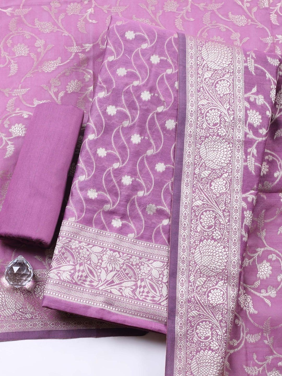 Meena Bazaar Unstitched Dress Material - view 1