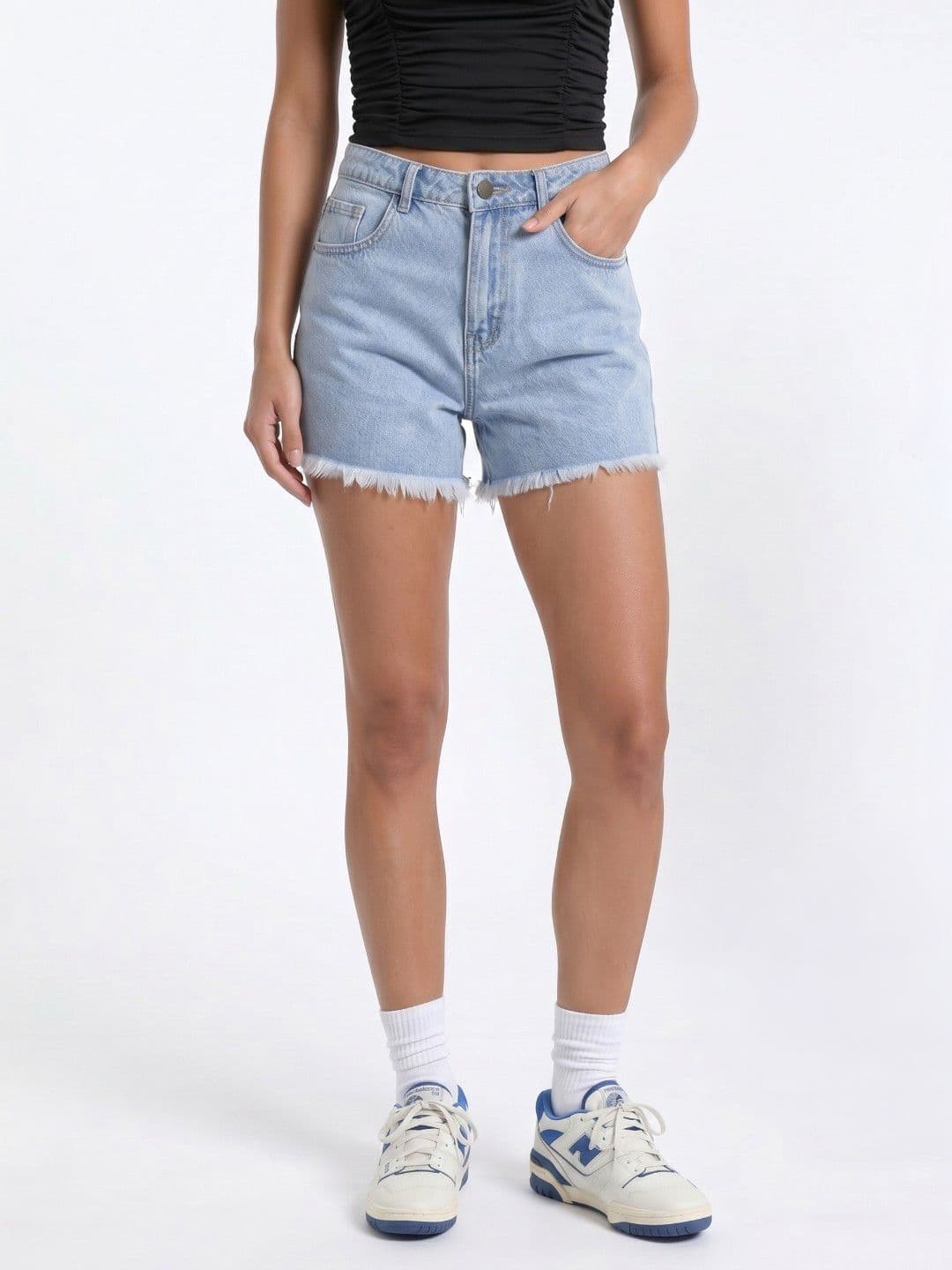 glitchez Women Relaxed Fit High Rise Shorts - view 1
