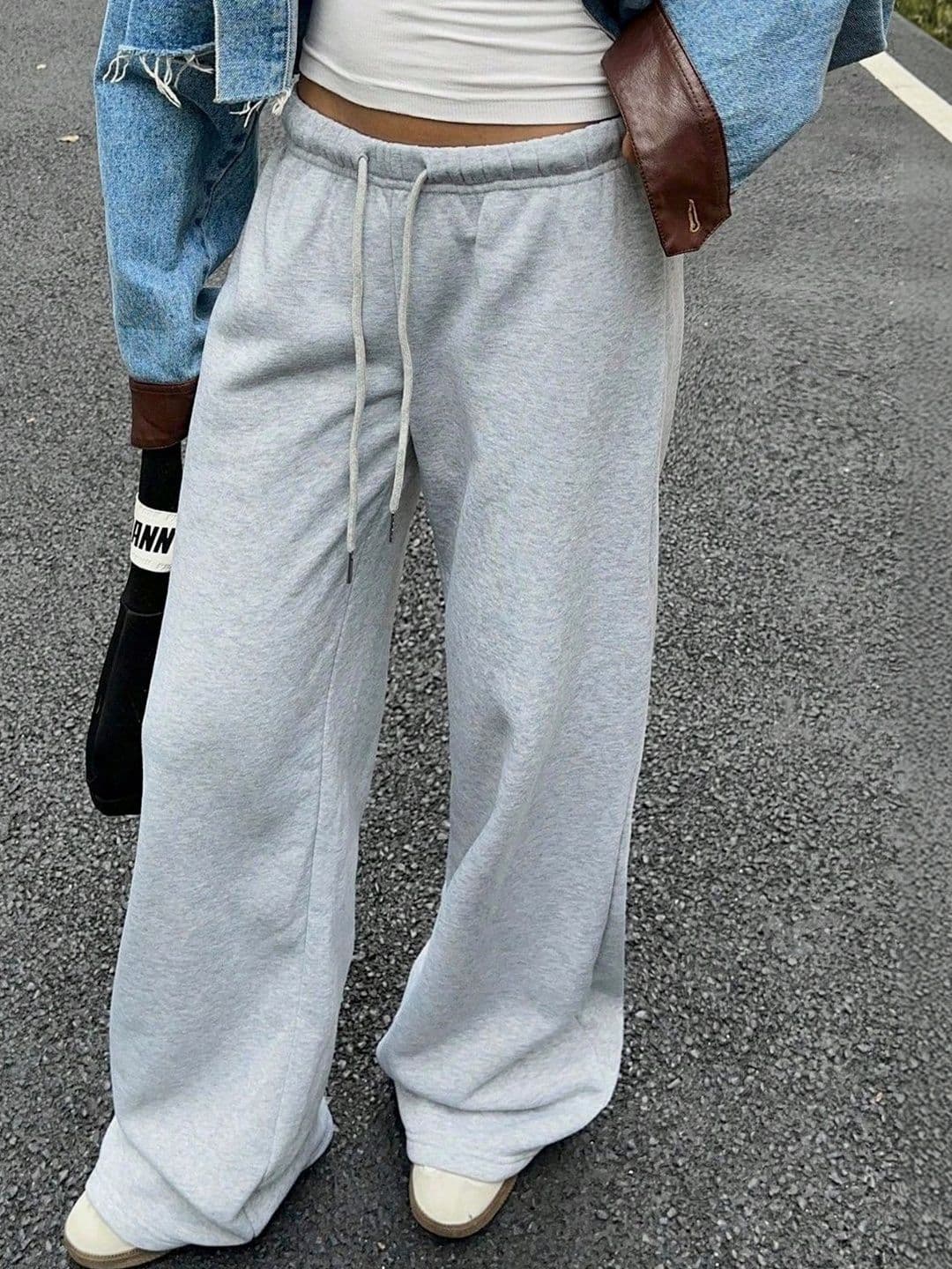 Cloth N code Women Solid Baggy Fit Track Pant - view 1