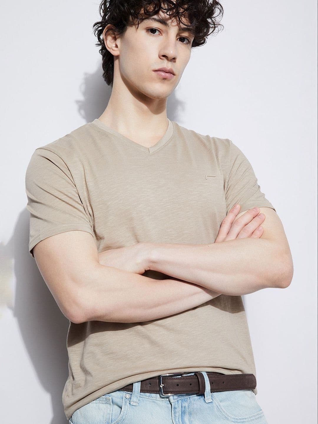Fame Forever by Lifestyle Men V-Neck Pockets T-shirt - view 1