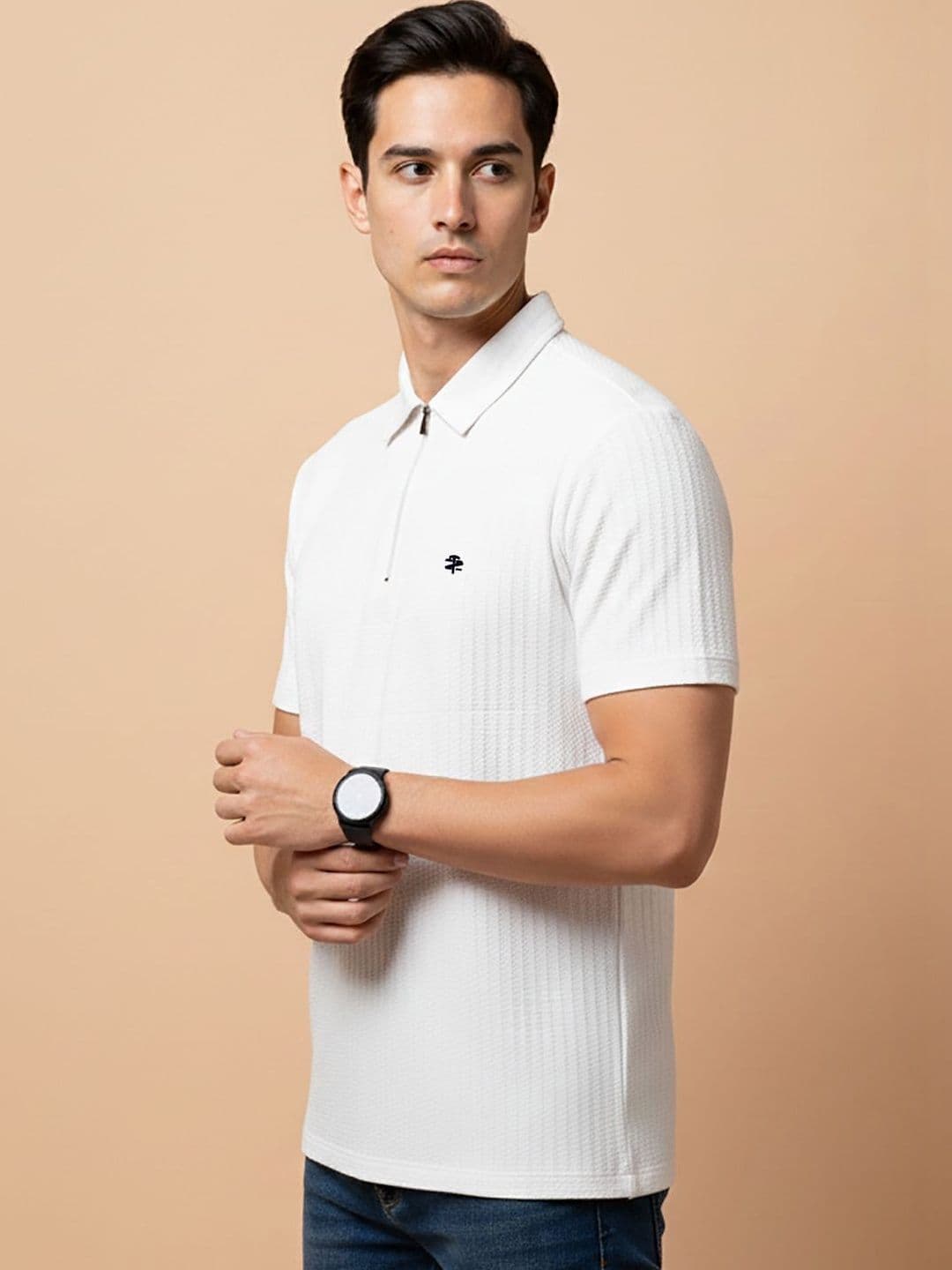 HERE&NOW Men Polo Collar T-shirt - view 1