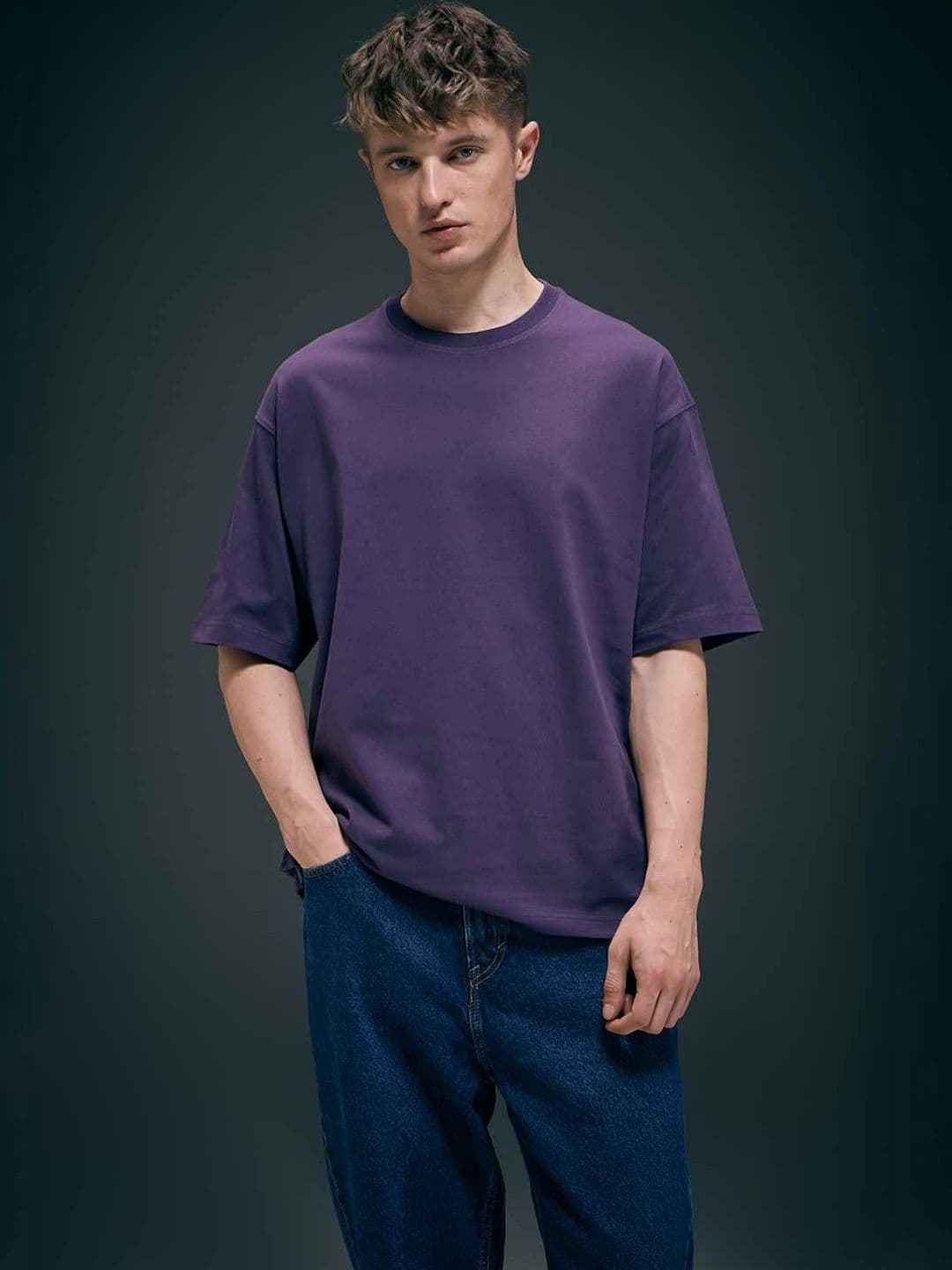 MAXZONE Men Drop-Shoulder Sleeves T-shirt - view 1