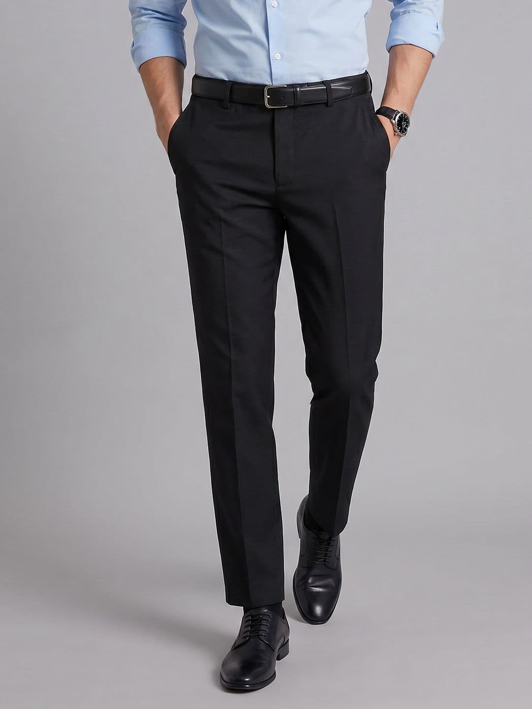Arrow Mid-Rise Cotton Formal Trousers - view 1