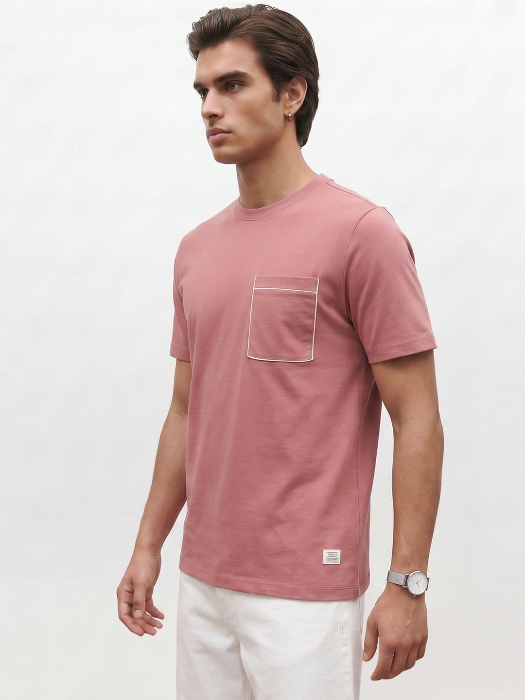 Mr Bowerbird Round Neck Pure Cotton T-shirt - view 1