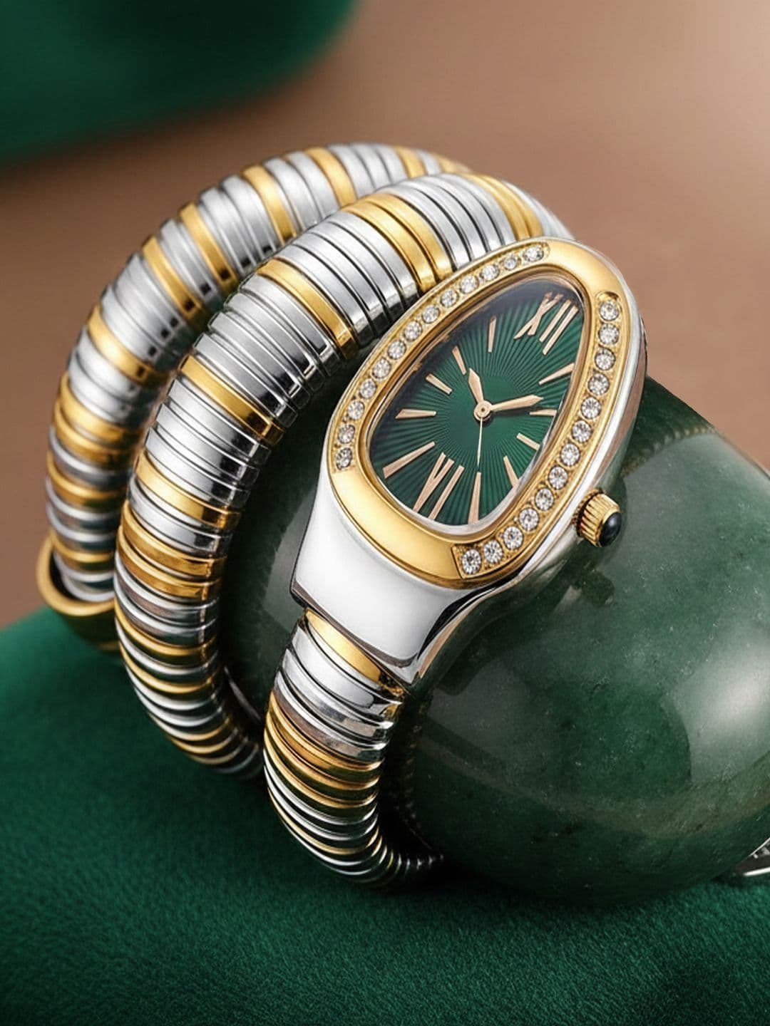 IIK COLLECTION Women Dial & Wrap Around Straps Analogue Watch IIK-3239W-SNAKE - view 1