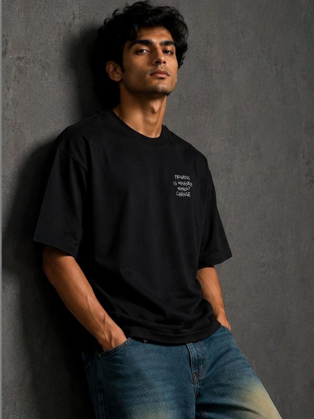 BEOVER Men Typography Printed T-shirt - view 1
