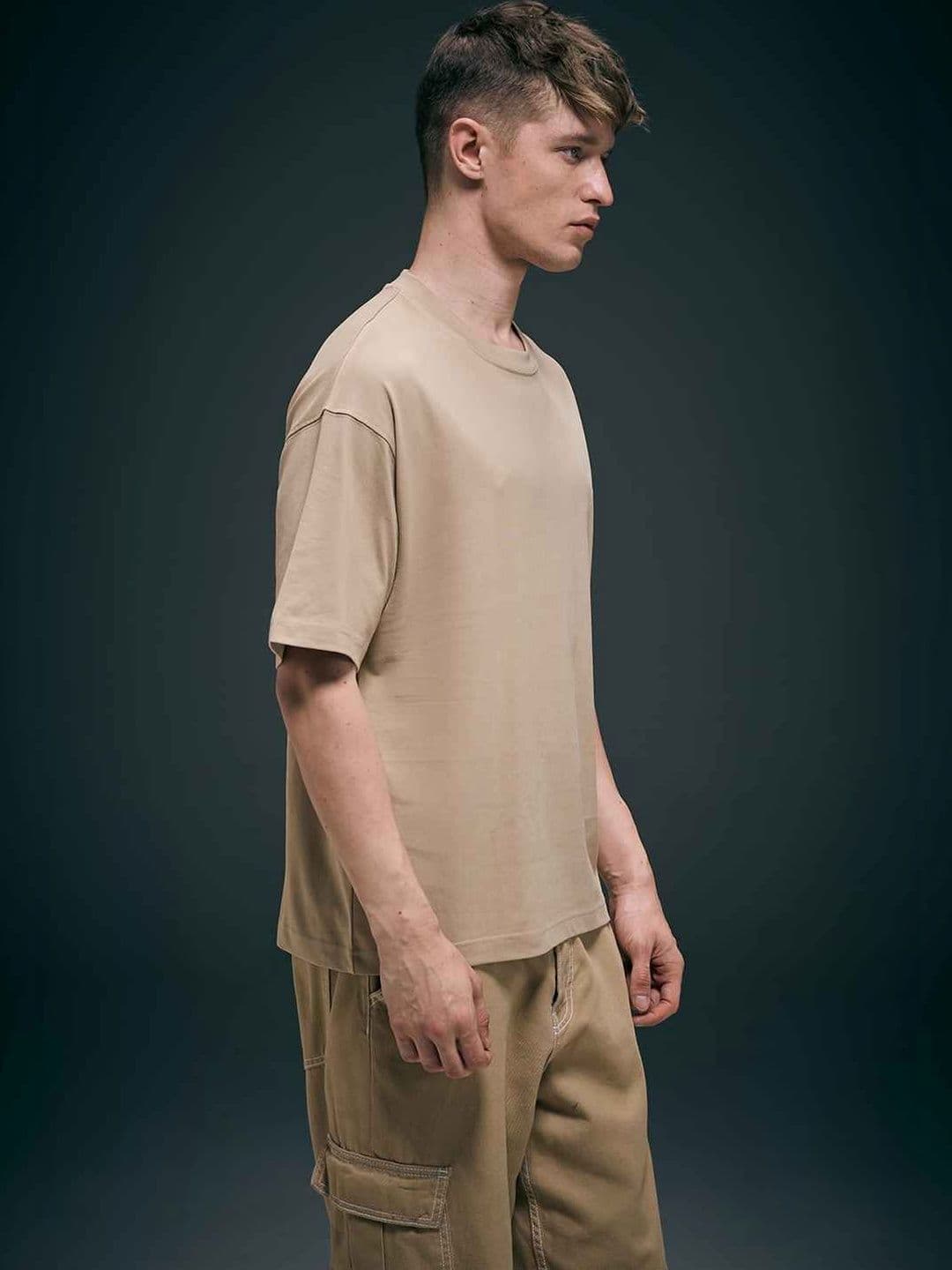 MAXZONE Men Drop-Shoulder Sleeves T-shirt - view 1